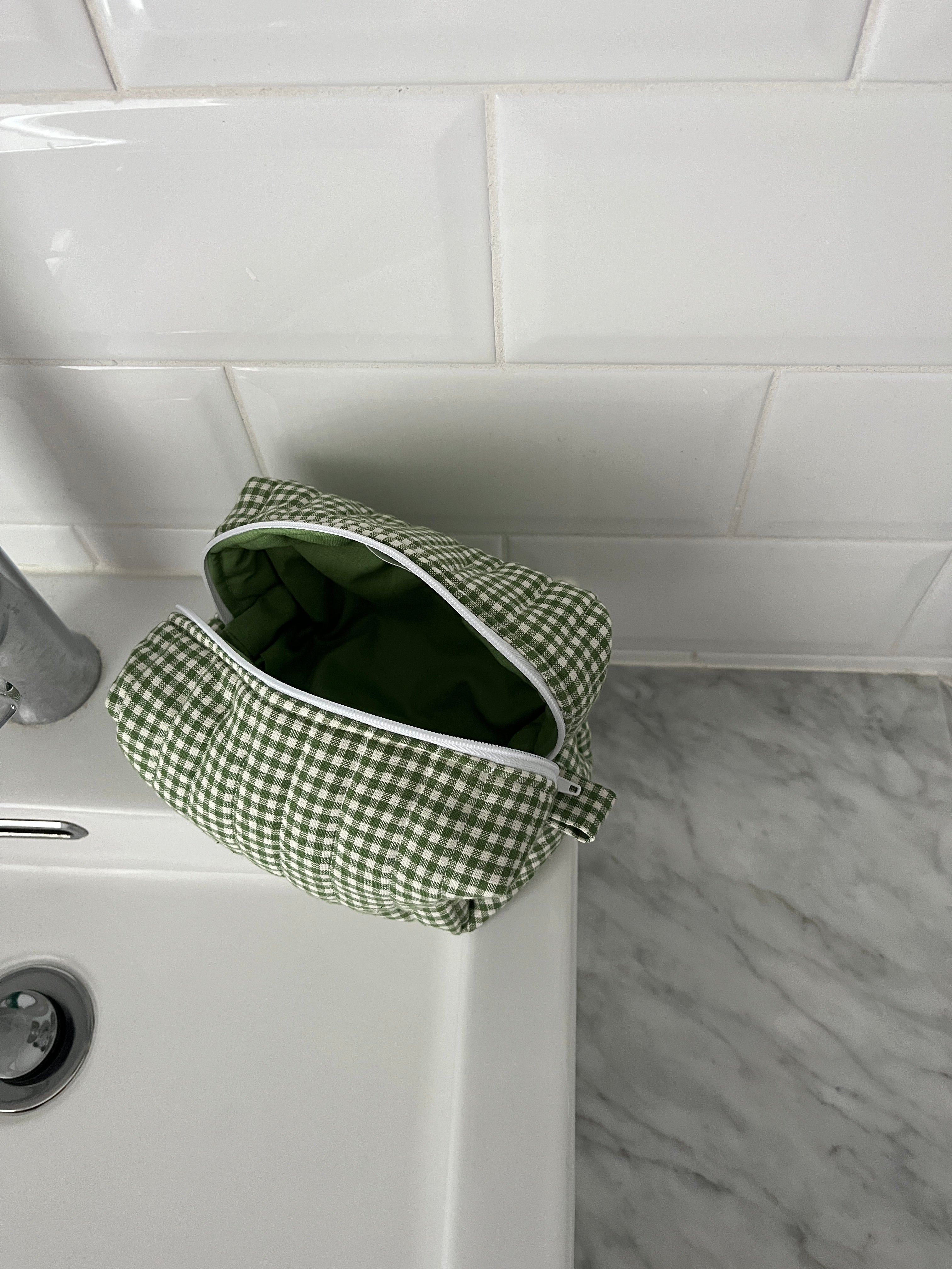 Small Bag - Green Gingham