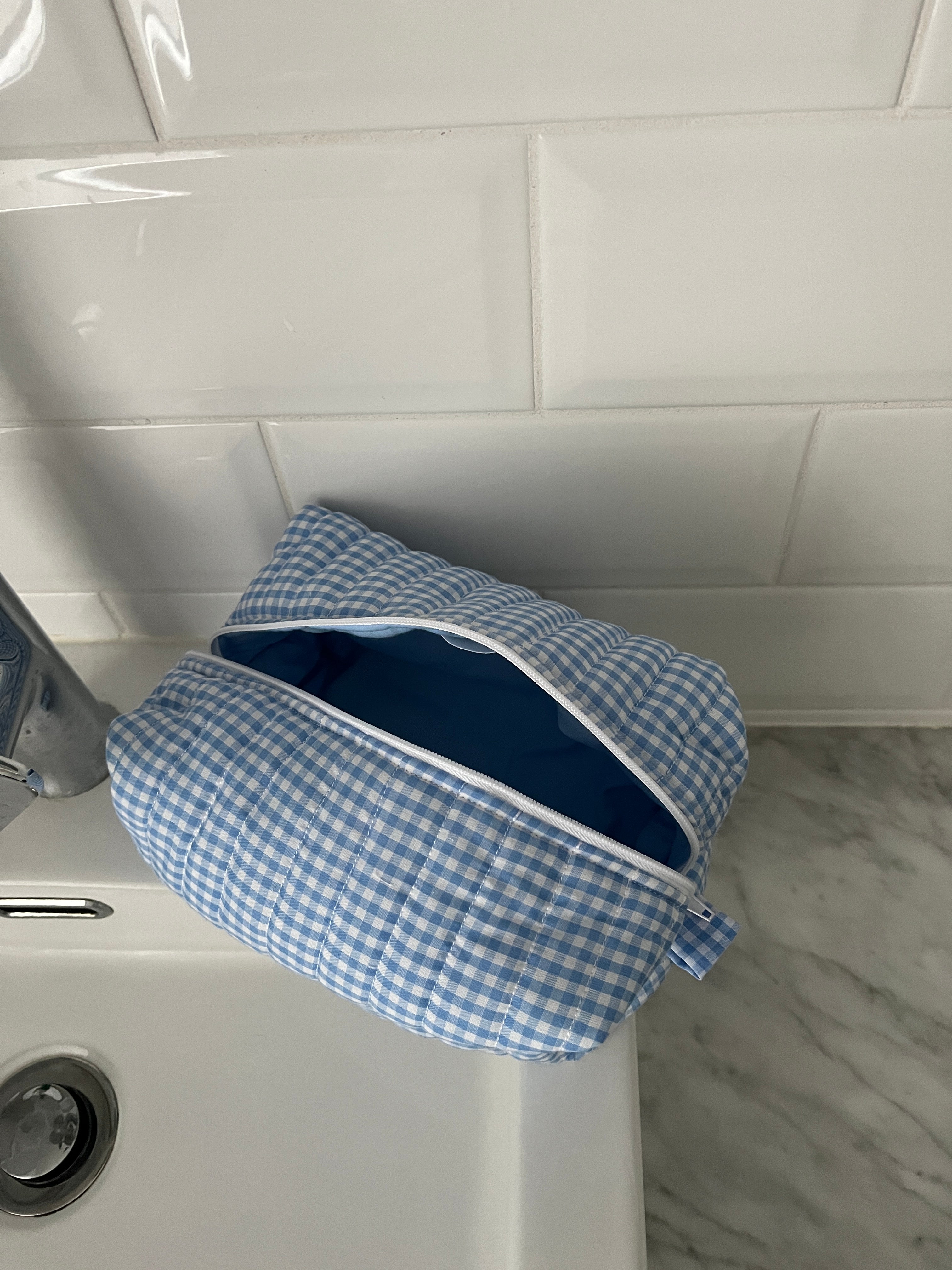 Large Bag - Blue Gingham